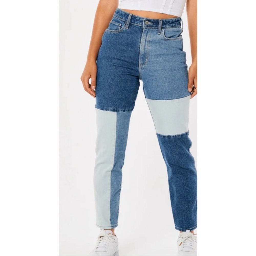 Hollister Color Block Jeans